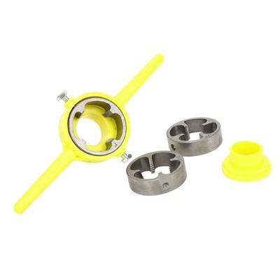 PVC Thread Tool Maker Pipe NPT Round Die Set Hand Tool Plumbing Threader