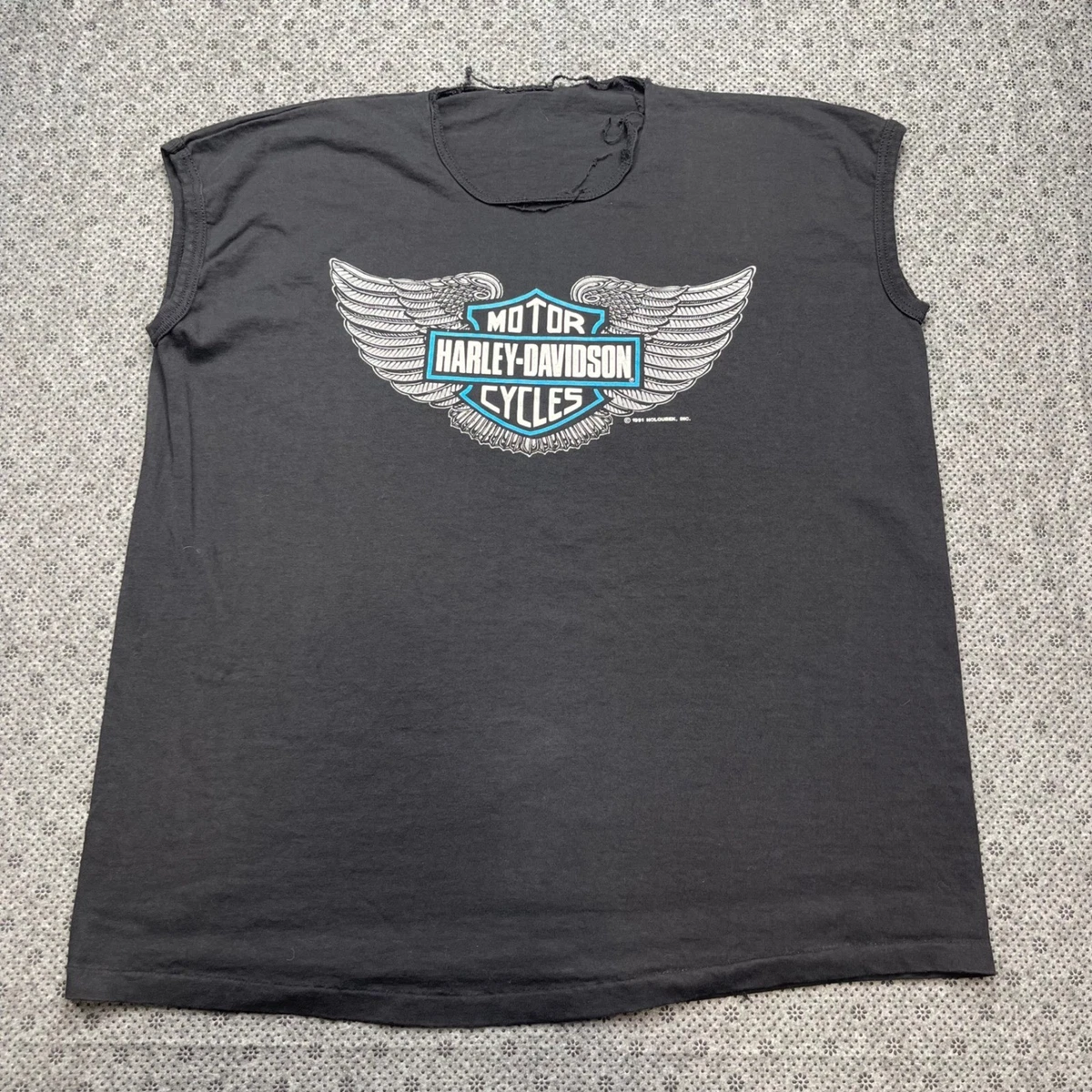 Harley-Davidson Vintage Sleeveless T-Shirts for Men for sale | eBay