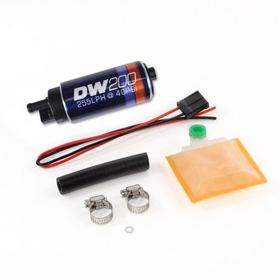 DeatschWerks 9-201-1000 DW200 Series 255lph In-Tank Fuel Pump Univ Install Kit