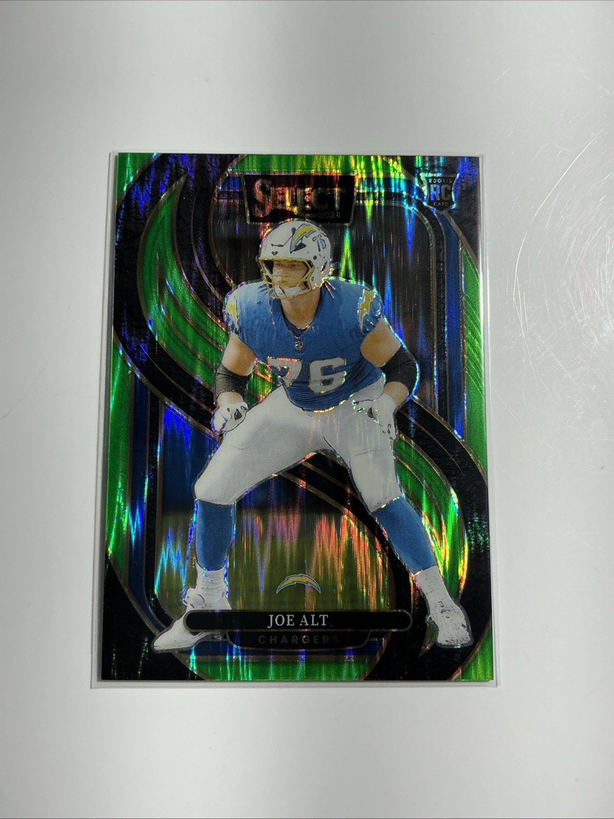 2024 Panini Select - Premier Level Joe Alt #159 Neon Green Shock Prizm /499 (RC)