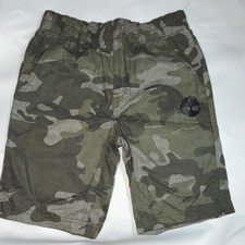 Timberland Boys 2-Piece Outfit Set Gray T-Shirt  Camouflage Shorts Size 6