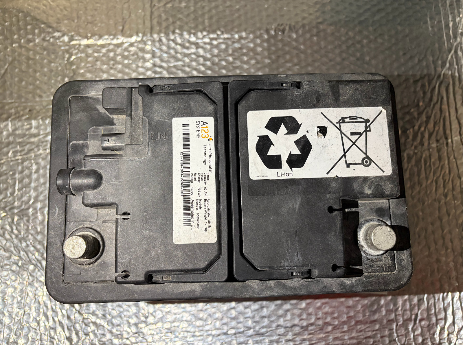 Repair Service For 2016-2022 McLaren Gen3 LiFeP04 Lithium Battery 650S 22MA597GP