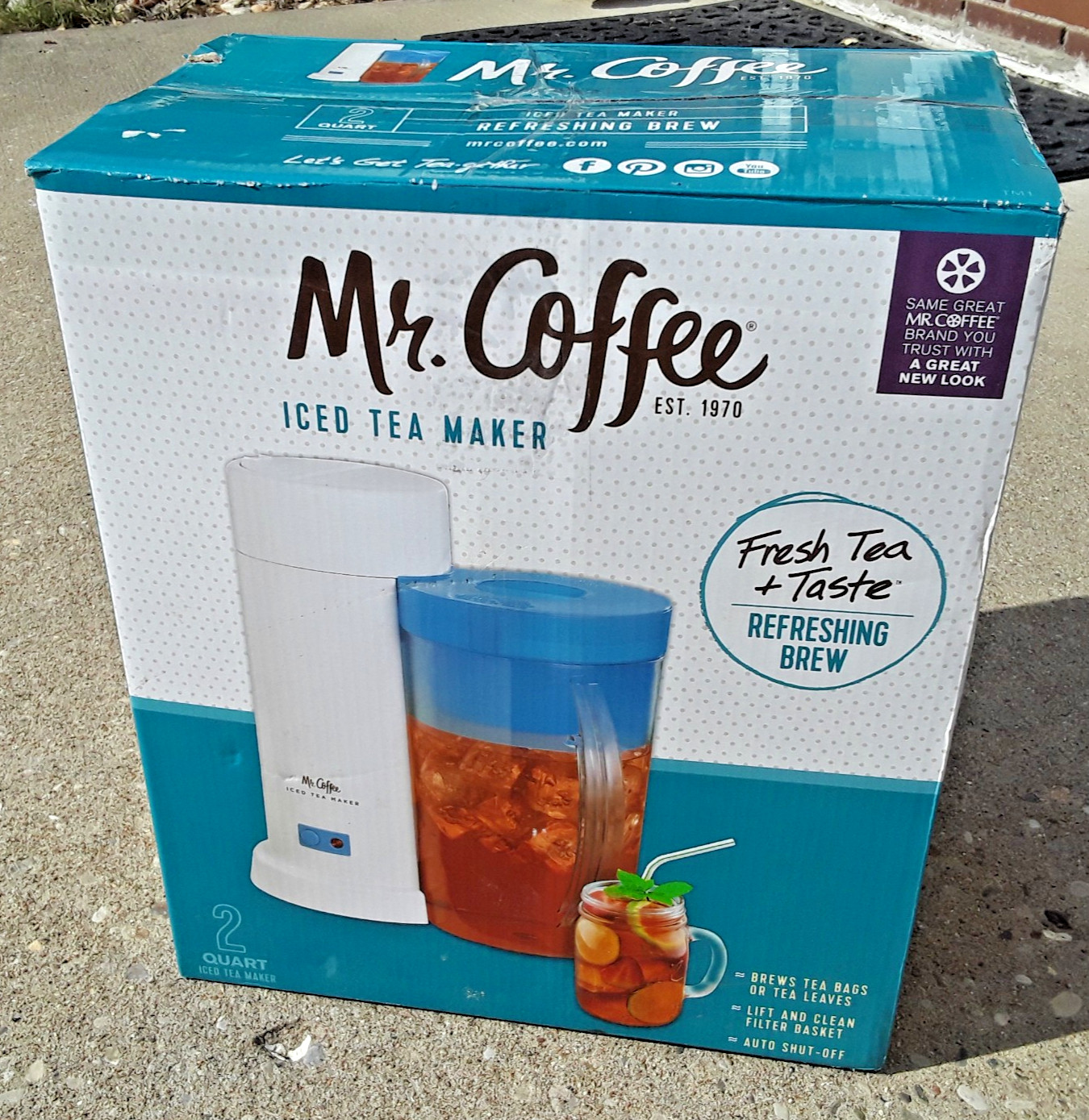 Tm1 2 Quart Pitcher Teal Blue New