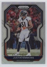 2020 Panini Prizm Silver Prizm Justin Simmons #118 1u6