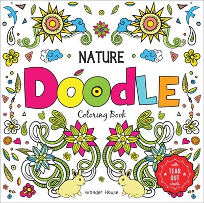 Nature Doodle Coloring Book by Wonder House Books PAPERBACK 9789388810562
