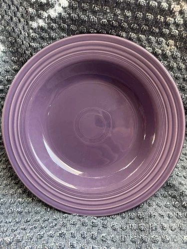 Fiesta Fiestaware Lilac 9” rim soup bowl, great condition!