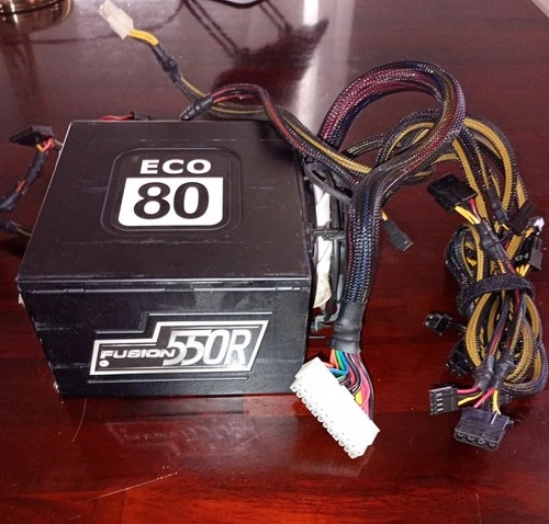 Arctic Fusion 550R Eco 80 550W ATX PC-Netzteil PSU - Leise, Effizient, Wie Neu!