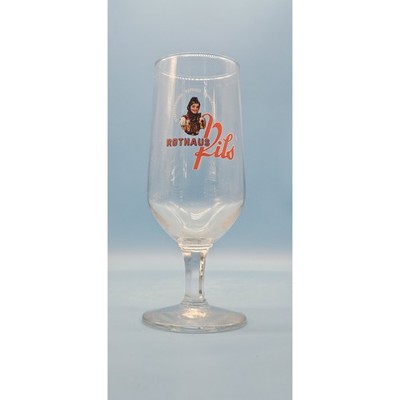 Rothaus Pils Tulpe 0,2l Schwarzwald altes Bierglas alt Brauerei Glas Bier