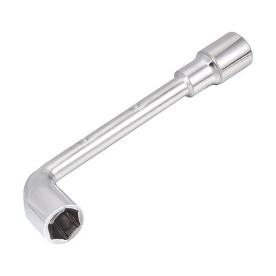 uxcell 19mm Metric L Shaped Angled Open Hex 6 point Socket Wrench