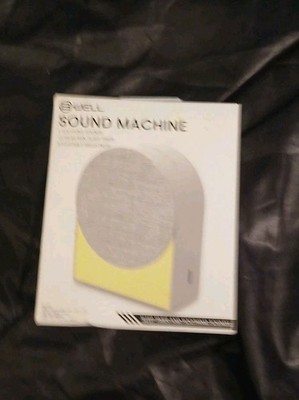 B-WELL Sound Machine - 4 Soothing Sounds Adj Brightness Timer #BY092523