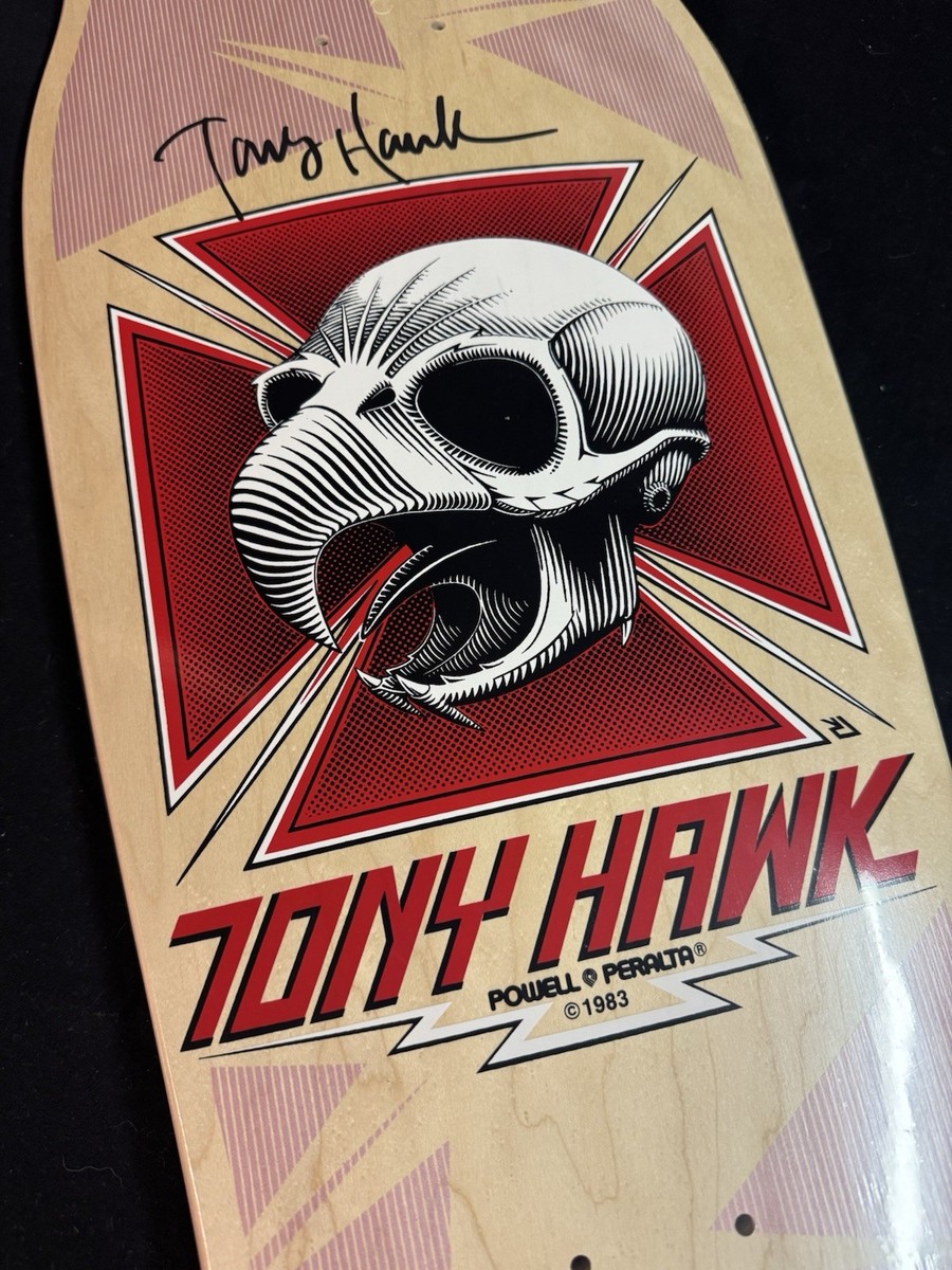 RARE SIGNED Tony Hawk Bones Brigade Series 11 Powell Skateboard