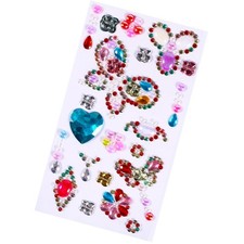 Adhesive Gem Stickers, Rhinestones Stick on Jewels for Crafts, Sparkly Crysta...