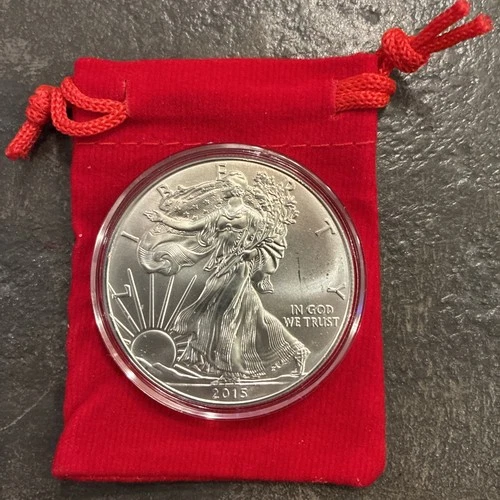 2015 American Silver Eagle 1 oz .999 Fine Silver BU #6