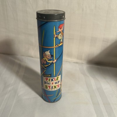 Steven Mfg. Co. Pixie Pic-Up Stixs Skill & Action Game Tube Pixies Theme