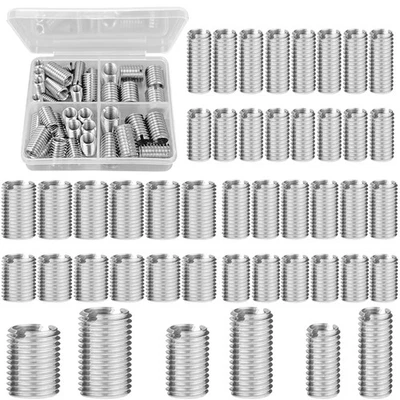 40 pcs insert fileté, M4-M6 / M6-M8 / M8-M10 kit de réparation de filets,... - Photo 1/4