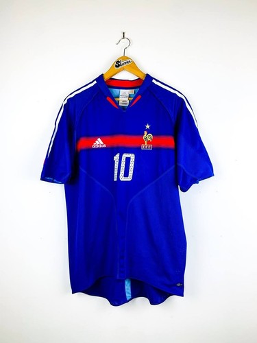 Maillot équipe de France rétro domicile N°10 ZIDANE 2004-2005 3666350010792