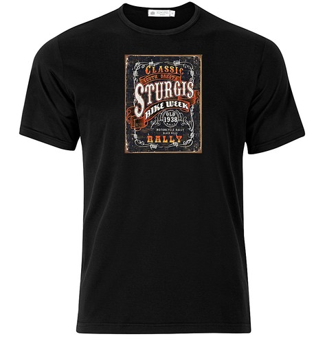 Sturgis Bike Week - Graphic Cotton T Shirt Short & Long Sleeve - Bild 1 von 5