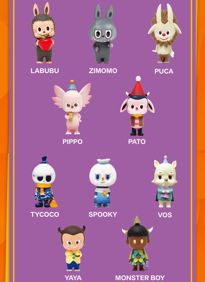 POP MART Labubu Super Group of the Monsters Set A Blind Box POP MART Labubu Super Group of the Monsters Set A Blind Box