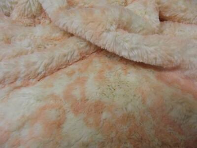 Super Luxus Kunstfell Stoff - MICRO BLUSH OCELOT (Farbmischung)