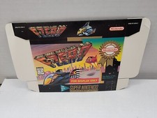 F Zero Player's Choice Super Nintendo SNES For Display Only Box Only-