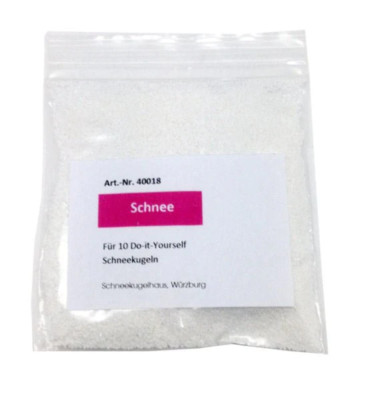 Großpackung Schnee für 10 Do-it-Yourself Schneekugeln