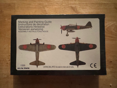 Maquette Plastique Mitsubishi A6M5 Zero-Sen (WWII Japon) - Échelle 1/72, Starfix, Années 90, NOS