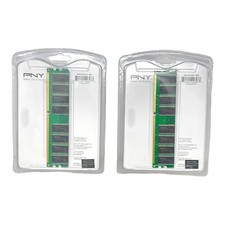 PNY 1GB PC MEMORY DDR PC 2700 NEW/UNUSED SURPLUS QTY 2pcs