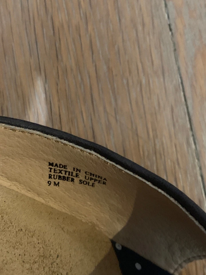 Michael Kors Navy Blue White Polka Dot Canvas Peeptoe Jute Wedges 9 Ankle Strap - Imagem 4 de 4