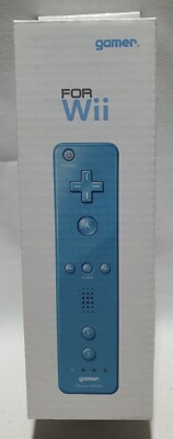 Gamer Wii Remote Plus Controller Blue for Nitnendo Wii incl. Wii Remote Jacket