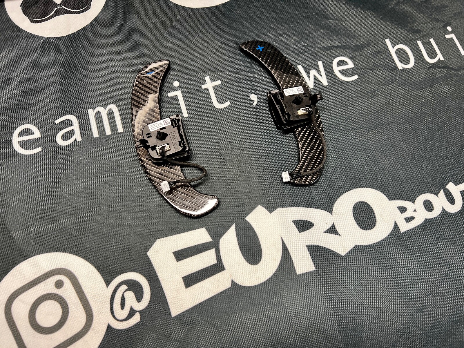 2017+ Gen2 Audi R8 Carbon Fiber OEM Extended Paddle Shifters for 2nd gen cars