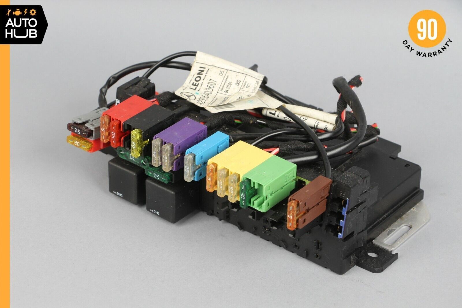 03-12 Mercedes R230 SL500 SL550 SL55 AMG Rear SAM Fuse Box Relay Module OEM