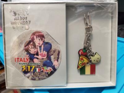 Movic Hetalia Axis Powers Happy Birthday Key Chain Mascot Italy