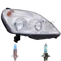 Scheinwerfer Links Chrom H1/H7 FüR Opel Zafira B A05 Inkl. Osram Lampen