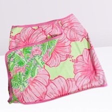 Lilly Pulitzer Vintage Magnolias and Musical Monkey Reversible Wrap Skirt Sz 6