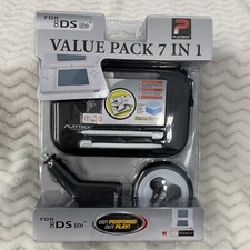 Nintendo DS Lite 7 in 1 Value Pack - Hard Universal Travel Case Protector Black