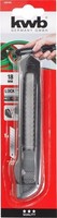 Kwb Hobby Abbrechklingenmesser Cuttermesser Mit Festestellfunktion 18 Mm Eckig