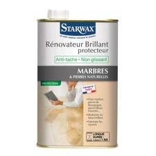 Starwax Rénovateur brillant protecteur marbre et pierres naturelles 1L - 330
