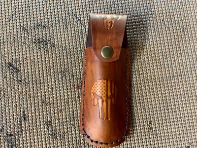 Handmade Leather Folding Knife/ Double/Single  Stack Magazine Pouch 