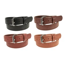 1 1/2" Heavy Duty Leather Work CCW Gun Belt Basket Weave Amish Handmade