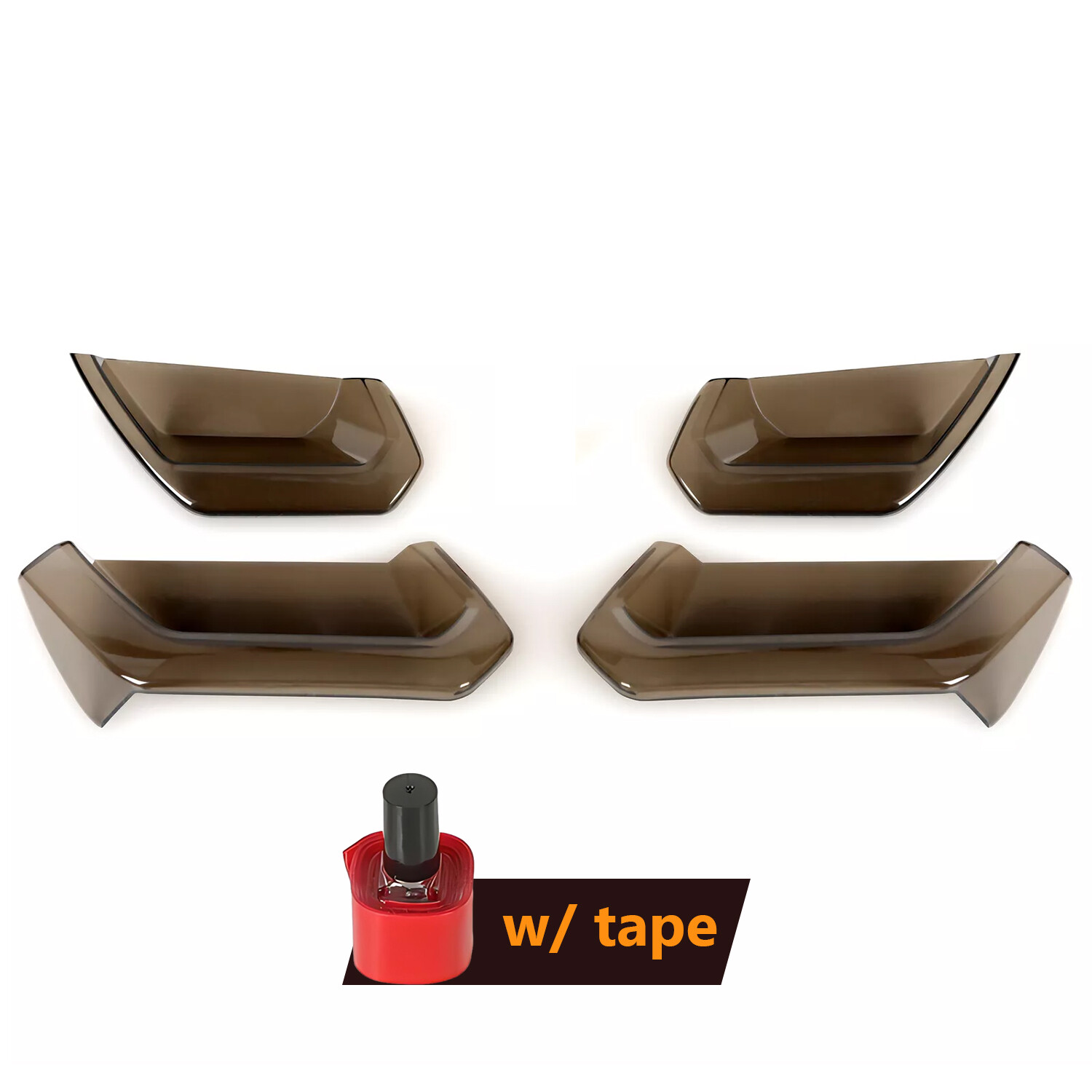 2014-2019 C7 Corvette Smoked Blackout Tail Light Covers Kit