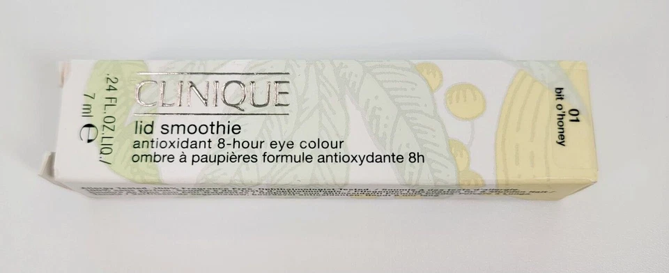 Sombra de ojos Clinique 0,24 oz batido de párpados antioxidante 8 horas color poco miel 01 Foto 2 de 4