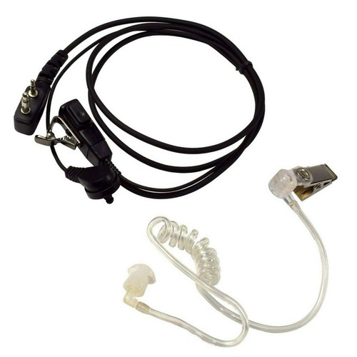 HQRP Esterna Orecchio Loop 2-Pin Cuffie Con Ptt Microfono Per Cobra Serie  Radio | eBay