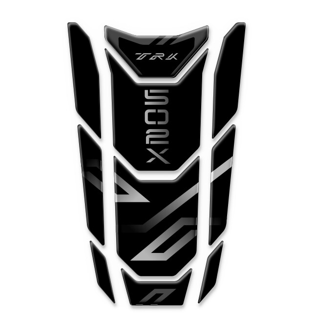 Adesivo Protettivo Paramani Moto Benelli TRK 702 X - Effetto 3D, Verde/giallo Fluo - Foto 9