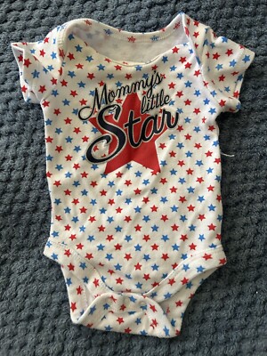 Patriotic Mommy's Little Star Baby Boy's Girl's Bodysuit Outfit (Multiple) - NWT