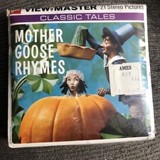 1960 View-Master MOTHER GOOSE RHYMES 3-reel packet B410 BRAND NEW LOW  WOW  