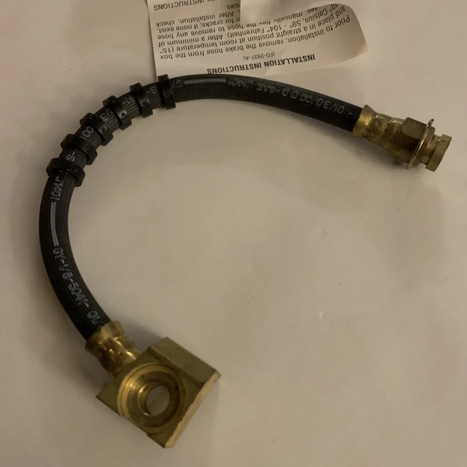 Manguera hidráulica de freno lateral del pasajero delantero Element3 para Lincoln Town Car 81-90 Foto 2 de 4