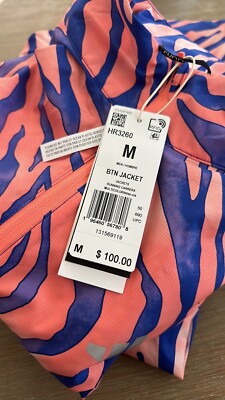 ARCHIVIO ジップアップジャケット ピンク/ネイビー/オレンジ Adidas Break The Norm Men's 1/2 Zip Jacket HR3260 | eBay