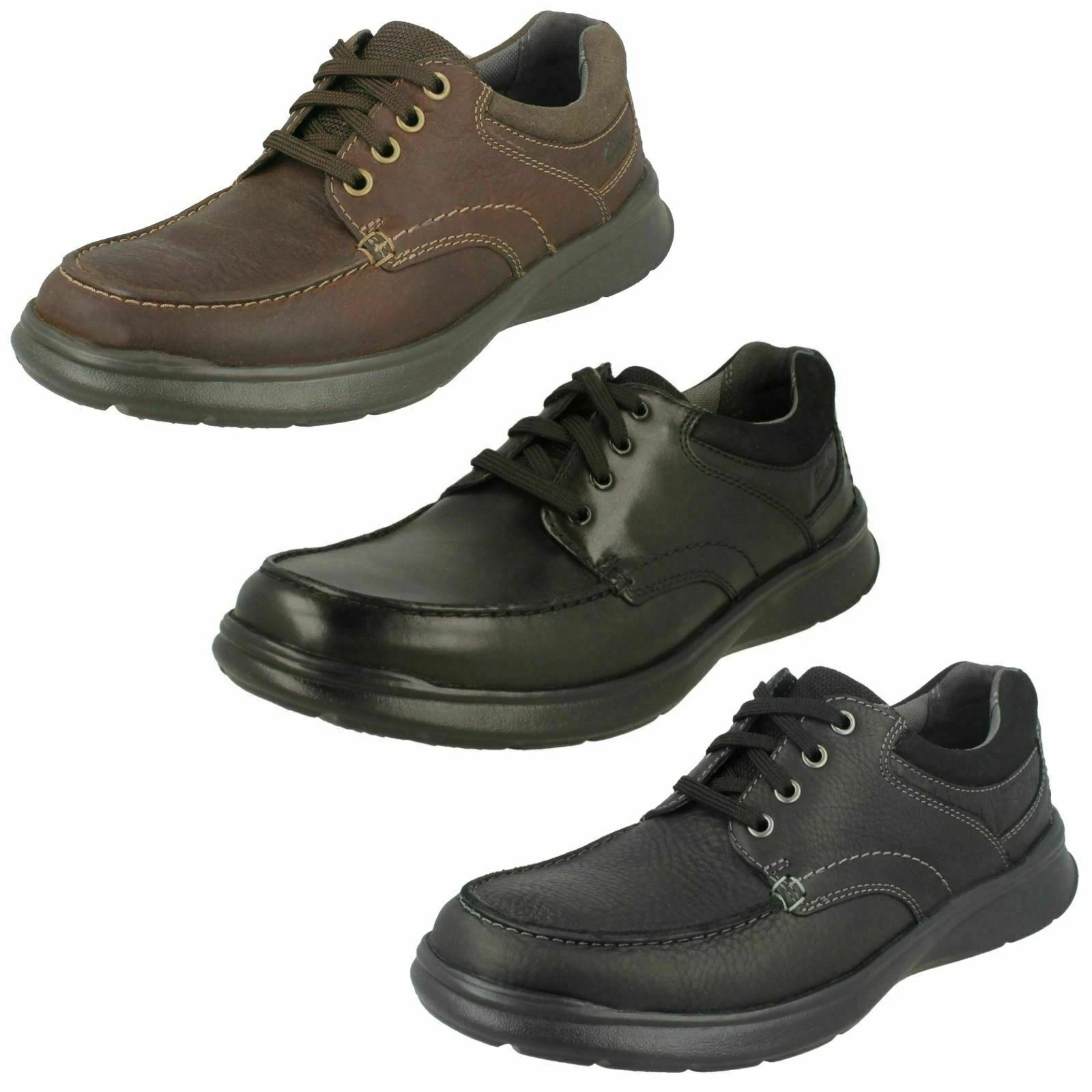 Men's Clarks Cotrell Edge Leather Casual Shoes
