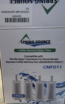 Spring Source 3 PCs Water Filter for Sage Coffee Machine 990/980/500/878/875/880