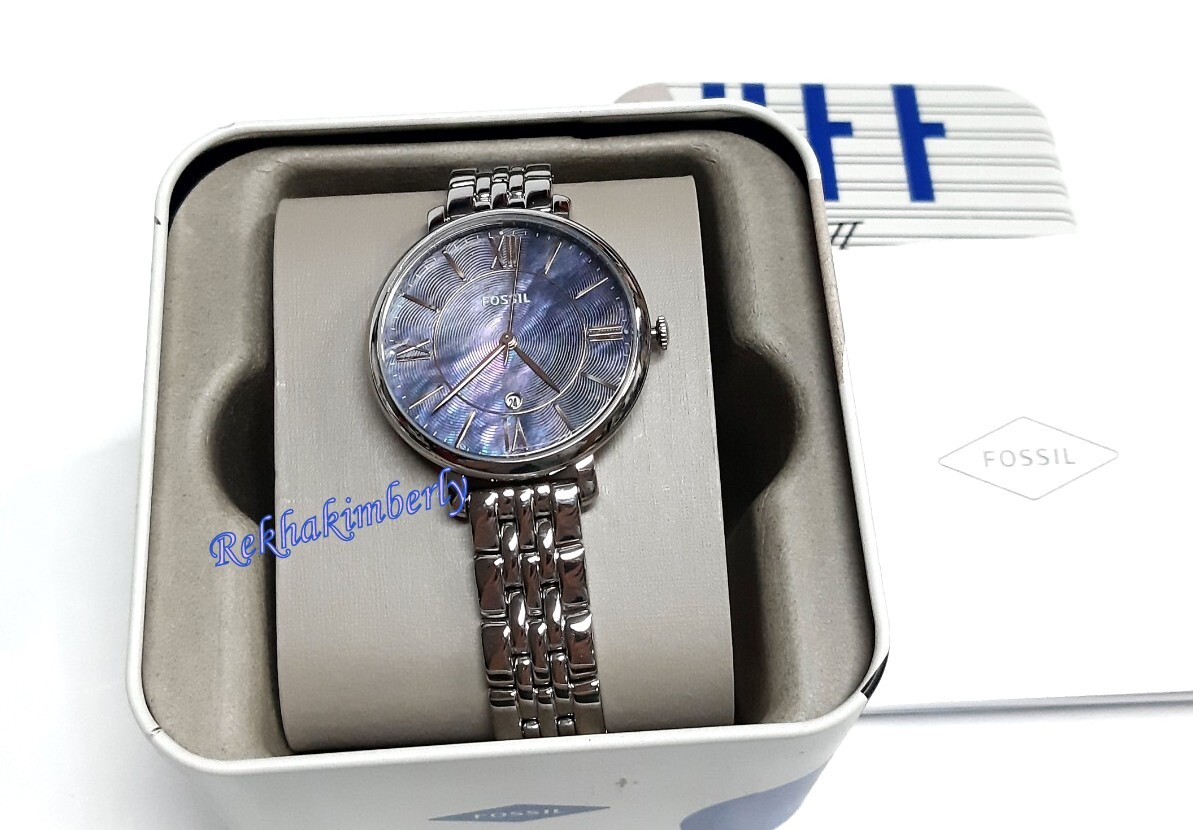 Fossil ES4205 Jacqueline Three-Hand Date Stainless Steel 